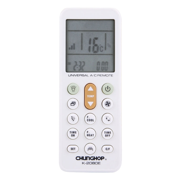 Mando a distancia universal LCD para aire acondicionado CHUNGHOP K-2080E, K-2080E