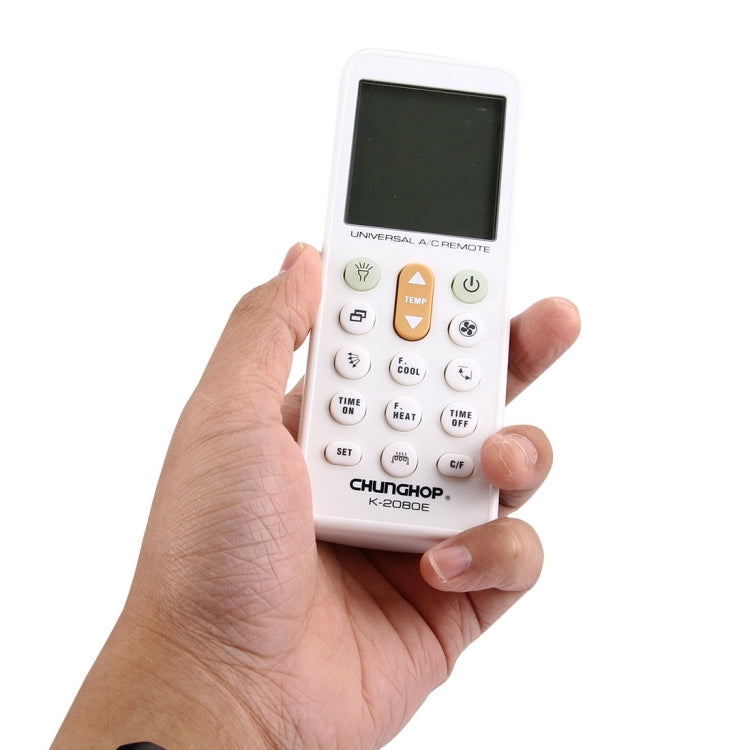 Mando a distancia universal LCD para aire acondicionado CHUNGHOP K-2080E, K-2080E