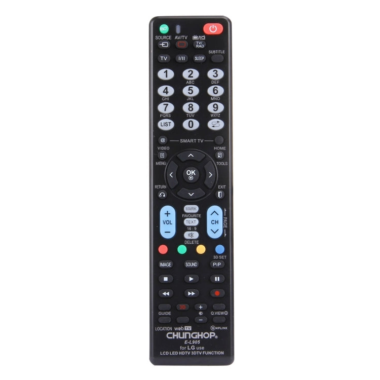 CHUNGHOP E-L905 Mando a distancia universal para LG LED LCD HDTV 3DTV, For LG TV