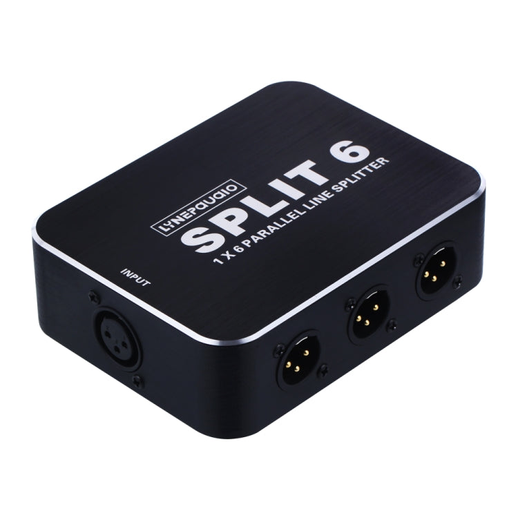 B866 Distribuidor Paralelo Horizontal 1 XLR Split, 1 Entrada y 6 Salidas