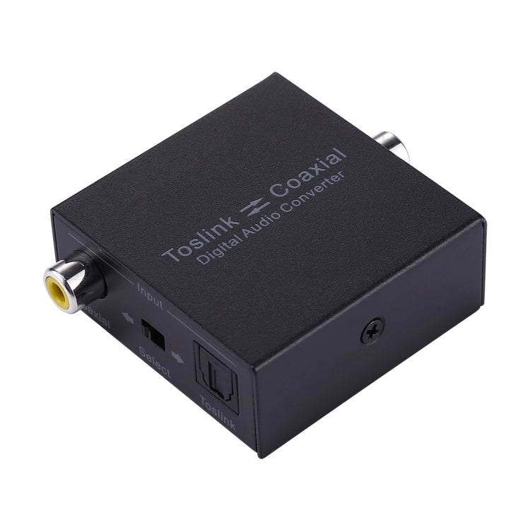 NK-Q7 Tendak óptico SPDIF Toslink a Coaxial/Coaxial a óptico SPDIF Toslink bidireccional Swtich convertidor de Audio Digital de 2 vías, SPDIF to Coaxial