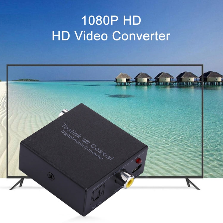 NK-Q7 Tendak óptico SPDIF Toslink a Coaxial/Coaxial a óptico SPDIF Toslink bidireccional Swtich convertidor de Audio Digital de 2 vías, SPDIF to Coaxial