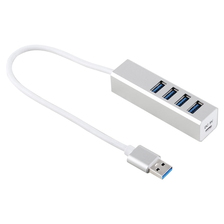 HUB USB 3.0 de 4 puertos de alimentación auto/bus de súper velocidad de 5 Gbps, USB