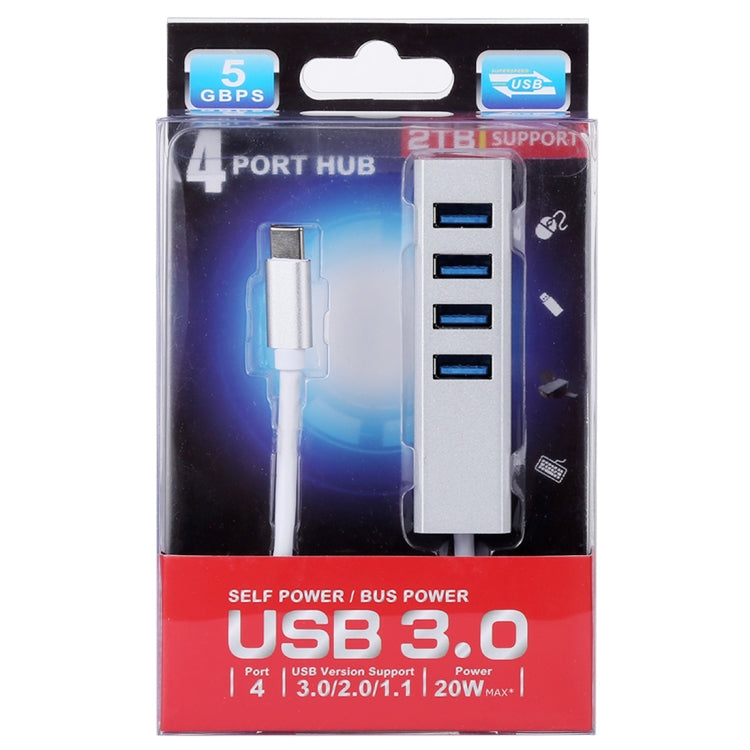 Convertidor HUB USB 3.0 a USB-C / Type-C de 5 Gbps de alimentación automática/bus de alta velocidad, Type-C