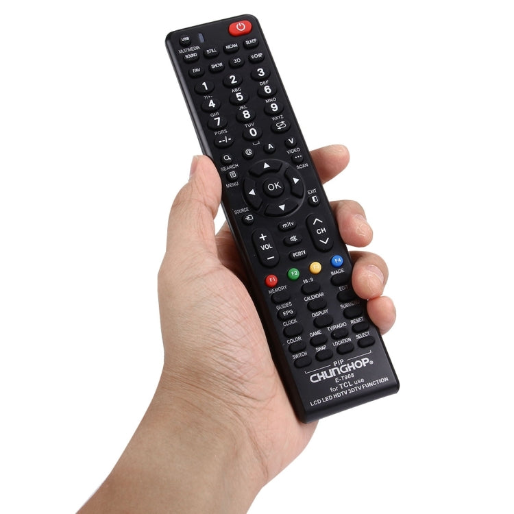 Mando a distancia universal CHUNGHOP E-T908 para TCL LED TV / LCD TV / HDTV / 3DTV, for TCL TV