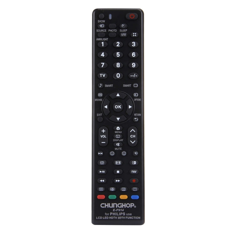 CHUNGHOP E-P914 Mando a distancia universal para PHILIPS LED LCD HDTV 3DTV, for PHILIPS TV