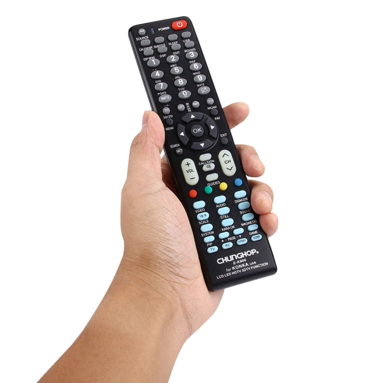 Mando a distancia universal CHUNGHOP E-K906 para KONKA LED TV / LCD TV / HDTV / 3DTV, for KONKA TV