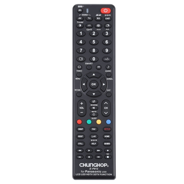 Mando a distancia universal CHUNGHOP E-P912 para PANASONIC LED TV / LCD TV / HDTV / 3DTV, for PANASONIC TV