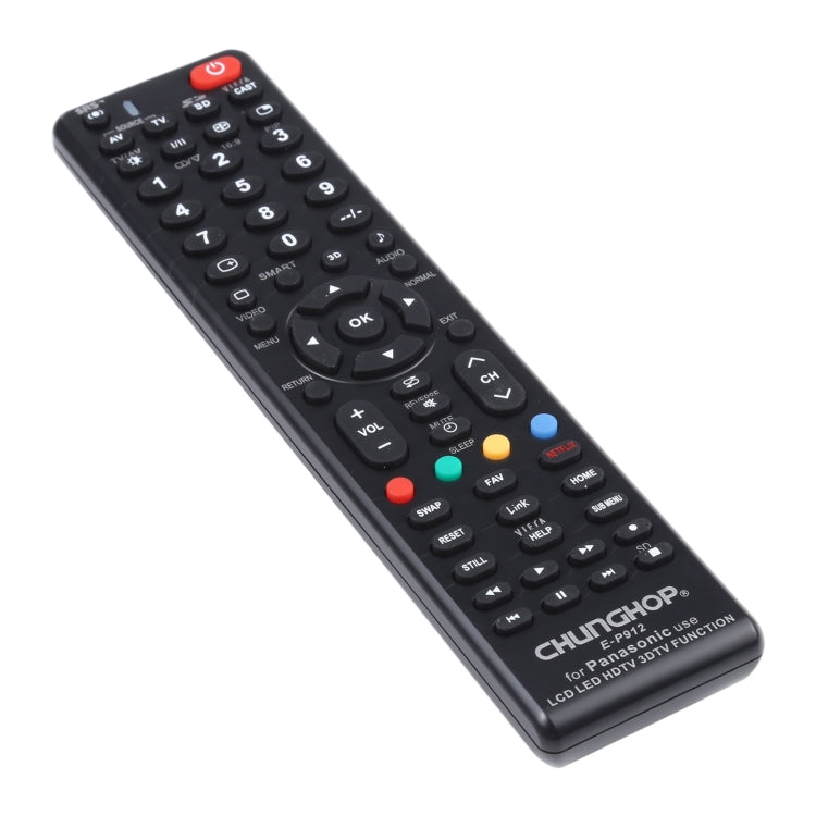 Mando a distancia universal CHUNGHOP E-P912 para PANASONIC LED TV / LCD TV / HDTV / 3DTV, for PANASONIC TV