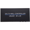 BT14 Ultra HD 4K x 2K 2X2 HDMI TV Controlador de pared Procesador de empalme multipantalla, Ultra HD 4K x 2K