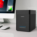 ORICO DS500U3 Caja de disco duro USB 3.0 de tipo magnético con 5 bahías de 3,5 pulgadas y indicador LED azul, USB 3.0