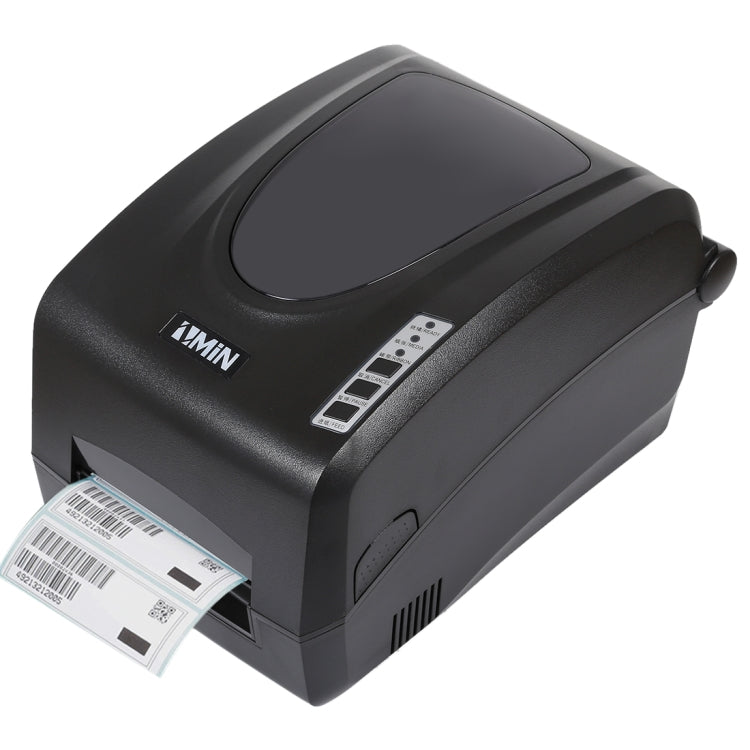 X1 Conveniente puerto USB Calibración automática térmica Impresora de códigos de barras Supermercado, tienda de té, restaurante, Tamaño máximo de papel térmico admitido: 57 * 30 mm