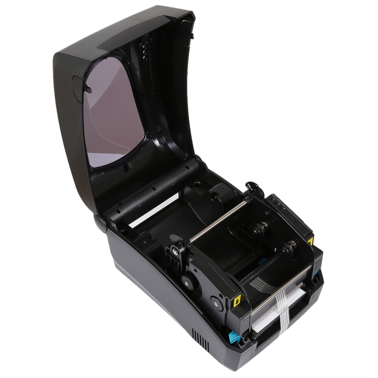 X1 Conveniente puerto USB Calibración automática térmica Impresora de códigos de barras Supermercado, tienda de té, restaurante, Tamaño máximo de papel térmico admitido: 57 * 30 mm