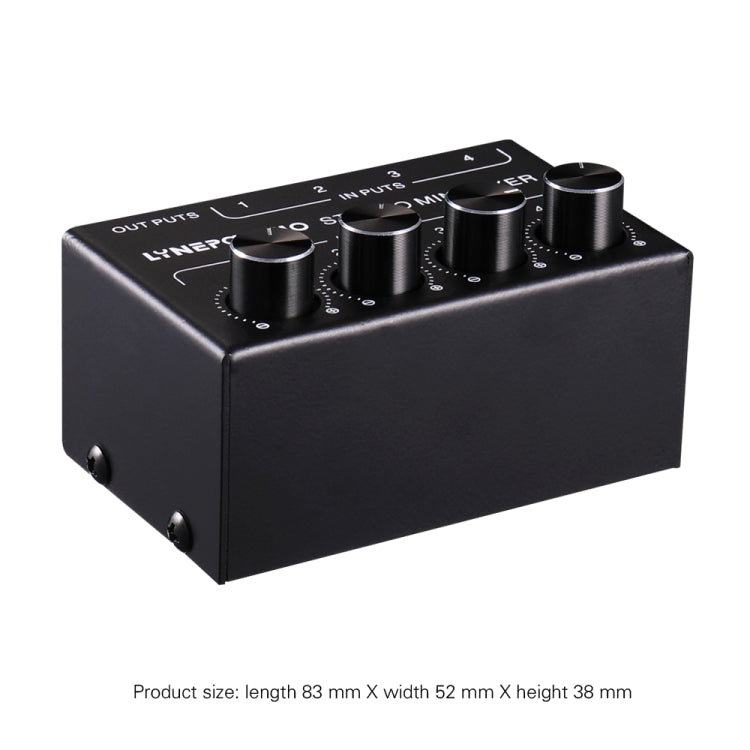 LINEPAUDIO B896 Mezclador pasivo de cuatro canales