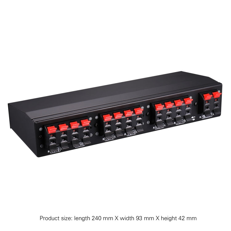 LINEPAUDIO B898 Altavoz estéreo de seis vías/amplificador comparador conmutador selectivo bidireccional
