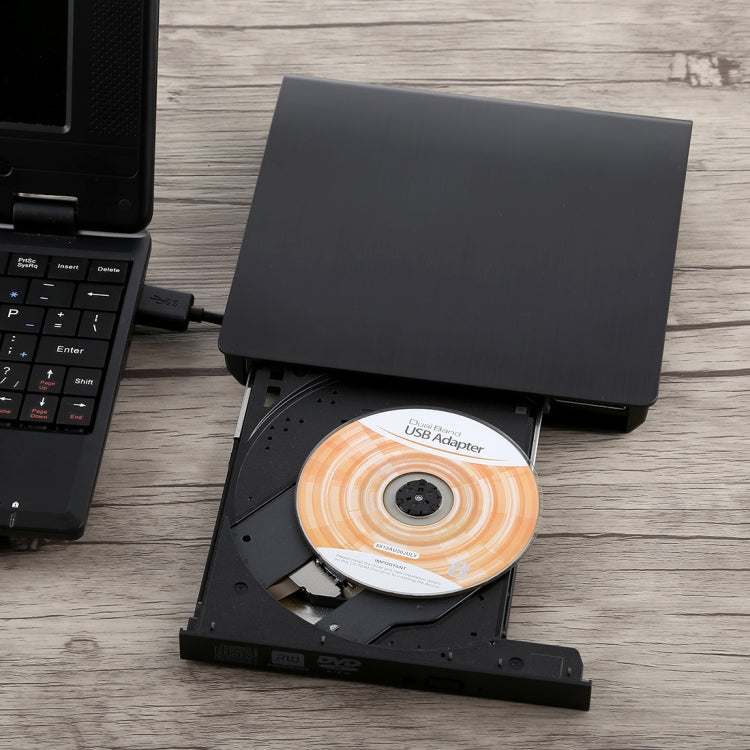 Textura cepillada USB 3.0 POP-UP Unidad externa móvil DVD-Rw DVD/CD regrabable Dispositivo externo ODD y HDD, Brushed Texture DVD(B)