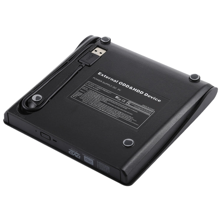 Textura cepillada USB 3.0 POP-UP Unidad externa móvil DVD-Rw DVD/CD regrabable Dispositivo externo ODD y HDD, Brushed Texture DVD(B)