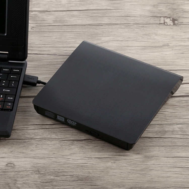Textura cepillada USB 3.0 POP-UP Unidad externa móvil DVD-Rw DVD/CD regrabable Dispositivo externo ODD y HDD, Brushed Texture DVD(B)
