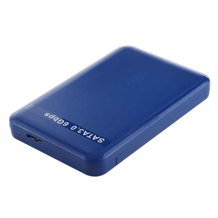 Caja HDD de 2,5 pulgadas, 6Gbps SATA 3,0 a USB 3,0, caja de unidad de disco duro, carcasa externa, Blue