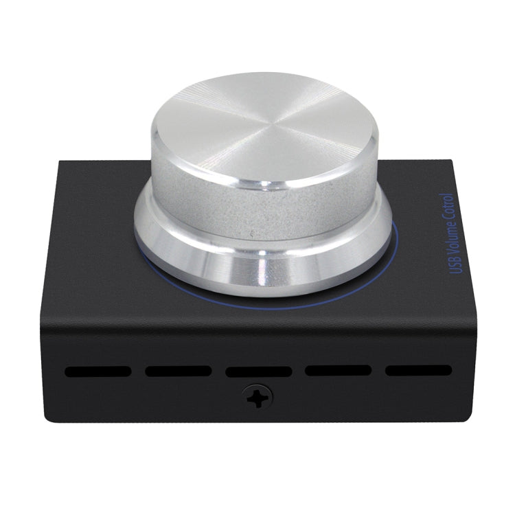 OT-U001 Control de volumen USB PC Altavoz de la computadora Perilla del controlador de volumen de audio, compatible con Win 10 / 8 / 7 / Vista / XP y Mac, OT-U001 (Blue), OT-U001 (Black)
