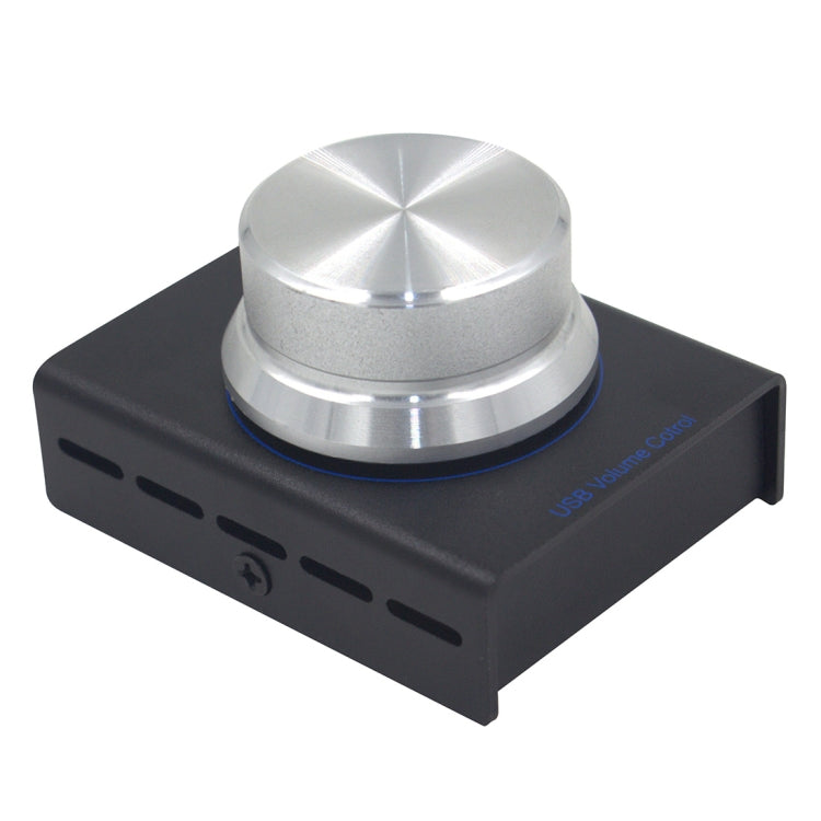 OT-U001 Control de volumen USB PC Altavoz de la computadora Perilla del controlador de volumen de audio, compatible con Win 10 / 8 / 7 / Vista / XP y Mac, OT-U001 (Blue), OT-U001 (Black)