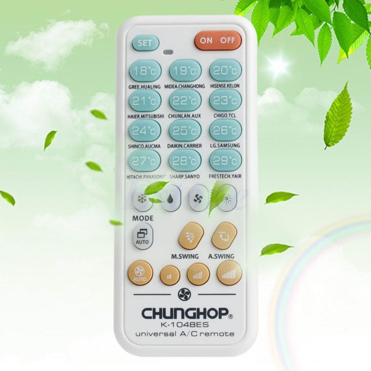 Mando a distancia universal para aire acondicionado CHUNGHOP K-1048ES, K-1048ES