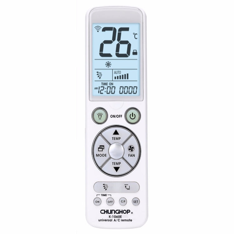 Mando a distancia universal para aire acondicionado CHUNGHOP K-1060E, K-1060E