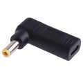 Conector adaptador de codo USB-C / Type-C hembra a macho de 5,5 x 2,5 mm, 5.5 x 2.5mm Elbow