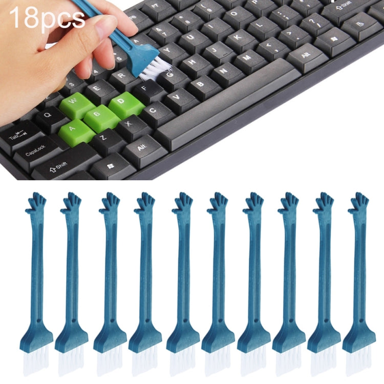 Mini cepillo de limpieza multiusos para teclado, ranura para ventana, pista de polvo