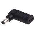 Conector adaptador de codo USB-C / Type-C hembra a macho de 5,5 x 2,1 mm, 5.5 x 2.1mm Elbow