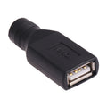 Conector adaptador de enchufe USB hembra a hembra de 5,5 x 2,1 mm, USB Female to 5.5 x 2.1mm