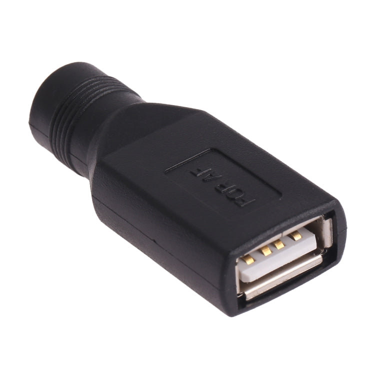 Conector adaptador de enchufe USB hembra a hembra de 5,5 x 2,1 mm, USB Female to 5.5 x 2.1mm