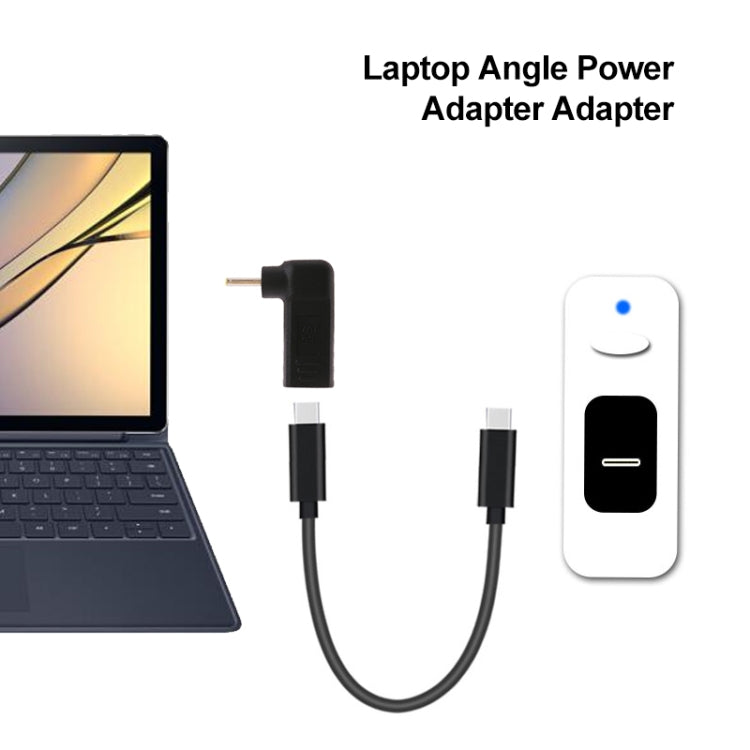 Conector adaptador de codo de enchufe hembra USB-C / tipo C macho de 2,5 x 0,7 mm, 2.5 x 0.7mm Elbow