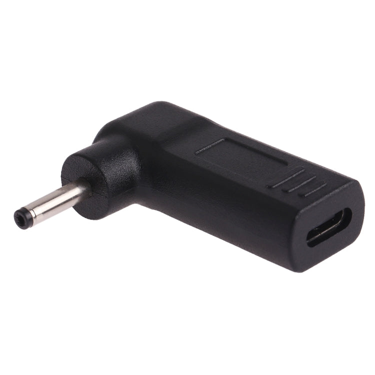 Conector adaptador de codo USB-C / Type-C hembra a macho de 3,0 x 1,1 mm, 3.0 x 1.1mm Elbow