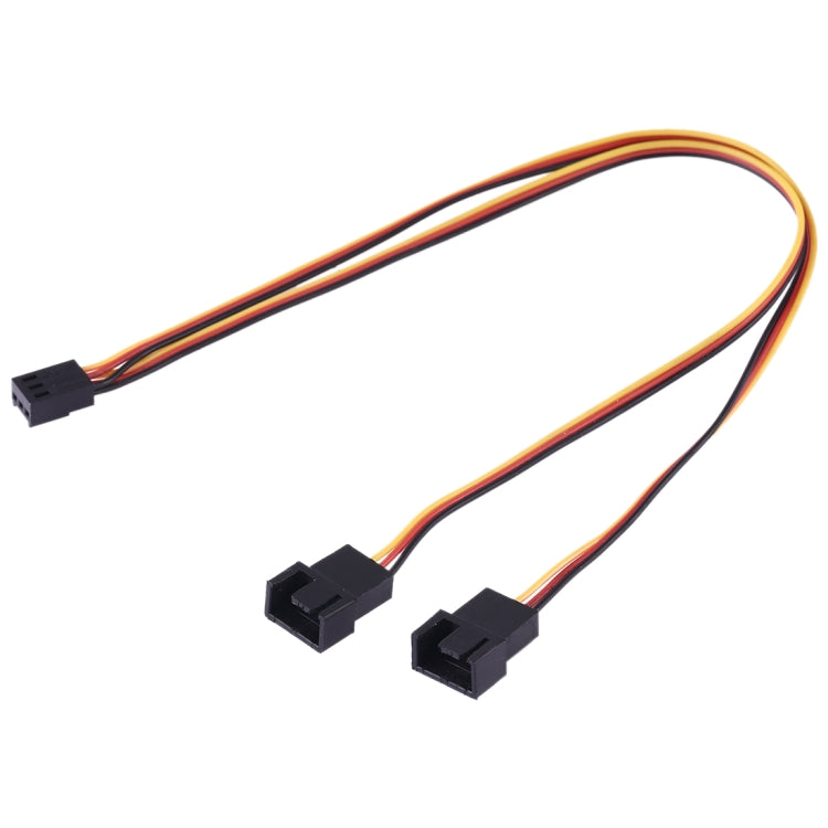 Cable del ventilador del chasis de componentes de computadora de 1 a 2 3 pines, longitud: 30 cm