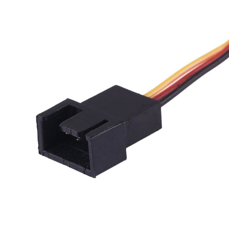 Cable del ventilador del chasis de componentes de computadora de 1 a 2 3 pines, longitud: 30 cm