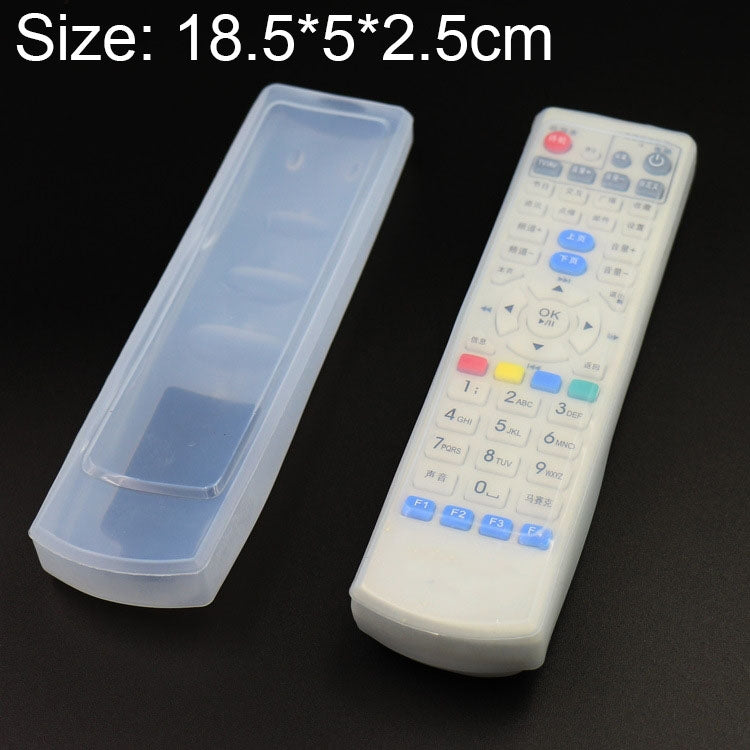 5 PCS Smart TV Box Control remoto Cubierta protectora de silicona a prueba de polvo a prueba de agua, Tamaño: 18,5 * 5 * 2,5 cm, 18.5*5*2.5cm