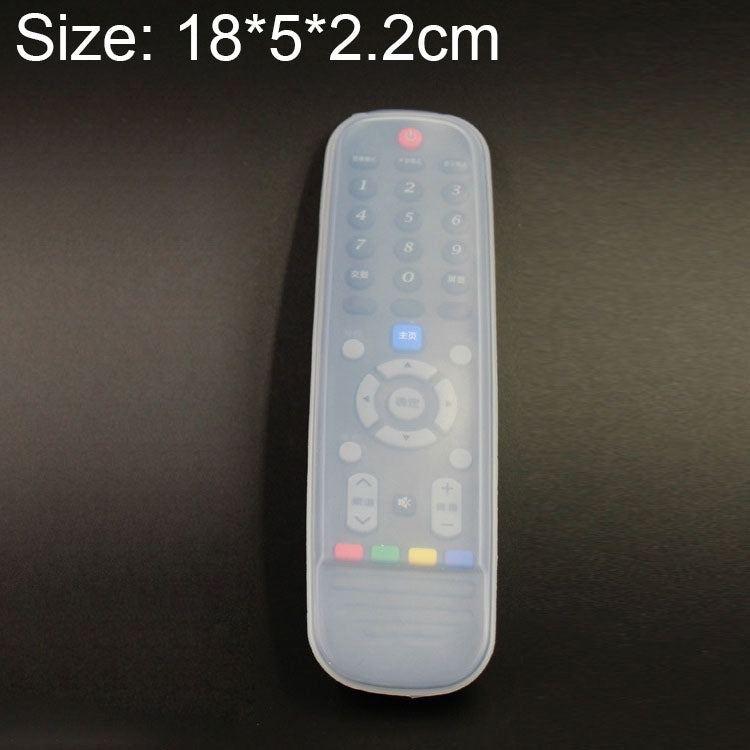 5 PCS SKYWORTH TV Control remoto Cubierta protectora de silicona a prueba de agua a prueba de polvo, Tamaño: 18 * 5 * 2,2 cm, 18*5*2.2cm