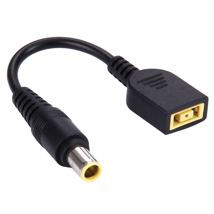 Cable adaptador de corriente con interfaces Big Square hembra (primera generación) a macho de 7,9 x 5,5 mm para computadora portátil, longitud: 10 cm, X1 Carbon 2018/2017 & Yoga 2018/2017
