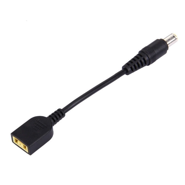 Cable adaptador de corriente con interfaces Big Square hembra (primera generación) a macho de 7,9 x 5,5 mm para computadora portátil, longitud: 10 cm, X1 Carbon 2018/2017 & Yoga 2018/2017