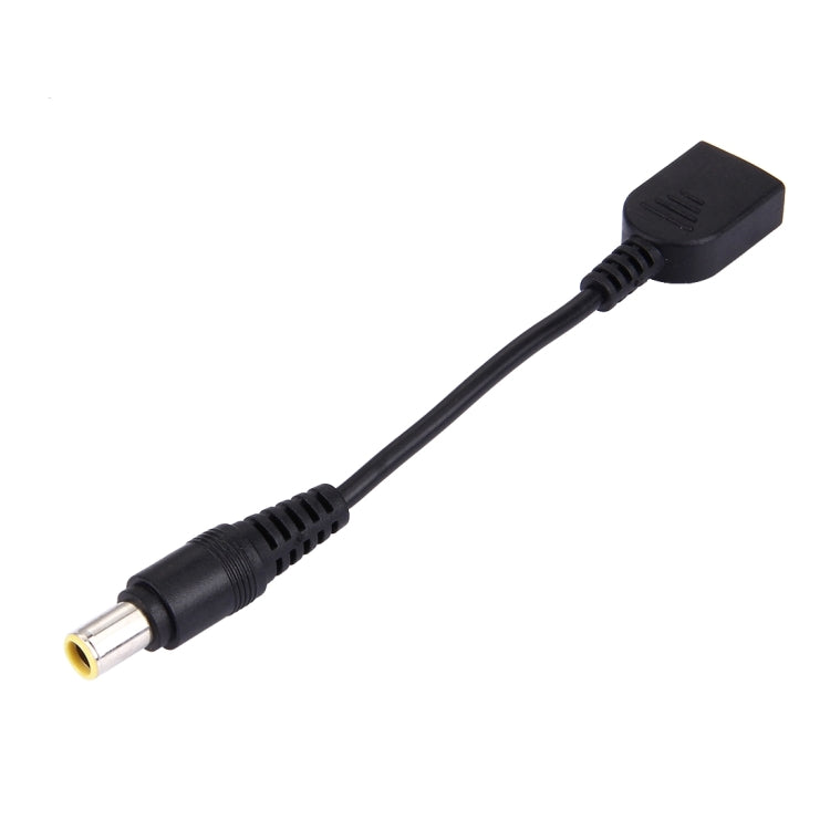 Cable adaptador de corriente con interfaces Big Square hembra (primera generación) a macho de 7,9 x 5,5 mm para computadora portátil, longitud: 10 cm, X1 Carbon 2018/2017 & Yoga 2018/2017
