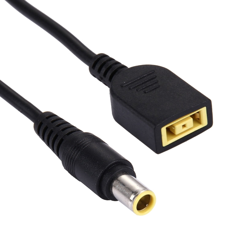 Cable adaptador de corriente con interfaces Big Square hembra (primera generación) a macho de 7,9 x 5,5 mm para computadora portátil, longitud: 10 cm, X1 Carbon 2018/2017 & Yoga 2018/2017