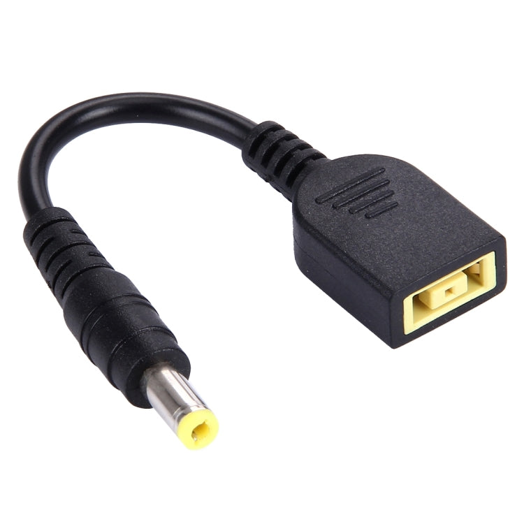 Cable adaptador de corriente con interfaces Big Square hembra (primera generación) a macho de 5,5 x 2,5 mm para computadora portátil, longitud: 10 cm, X1 Carbon 2018/2017 & Yoga 2018 & T480/T580