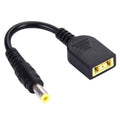 Cable adaptador de corriente con interfaces Big Square hembra (primera generación) a macho de 5,5 x 2,5 mm para computadora portátil, longitud: 10 cm, X1 Carbon 2018/2017 & Yoga 2018 & T480/T580