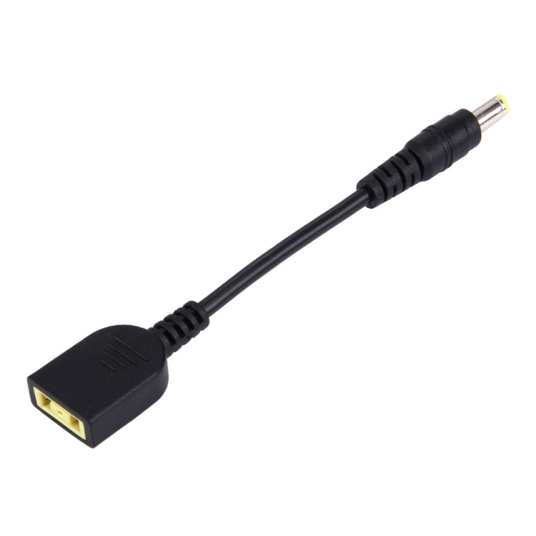 Cable adaptador de corriente con interfaces Big Square hembra (primera generación) a macho de 5,5 x 2,5 mm para computadora portátil, longitud: 10 cm, X1 Carbon 2018/2017 & Yoga 2018 & T480/T580