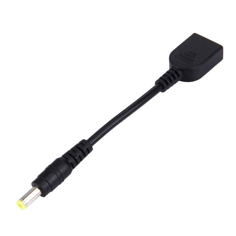 Cable adaptador de corriente con interfaces Big Square hembra (primera generación) a macho de 5,5 x 2,5 mm para computadora portátil, longitud: 10 cm, X1 Carbon 2018/2017 & Yoga 2018 & T480/T580