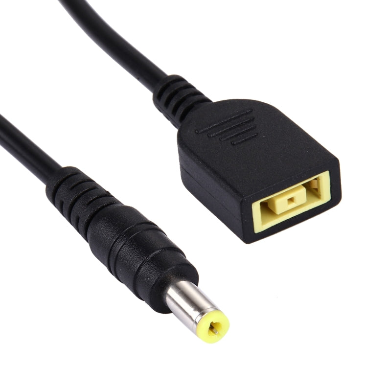 Cable adaptador de corriente con interfaces Big Square hembra (primera generación) a macho de 5,5 x 2,5 mm para computadora portátil, longitud: 10 cm, X1 Carbon 2018/2017 & Yoga 2018 & T480/T580
