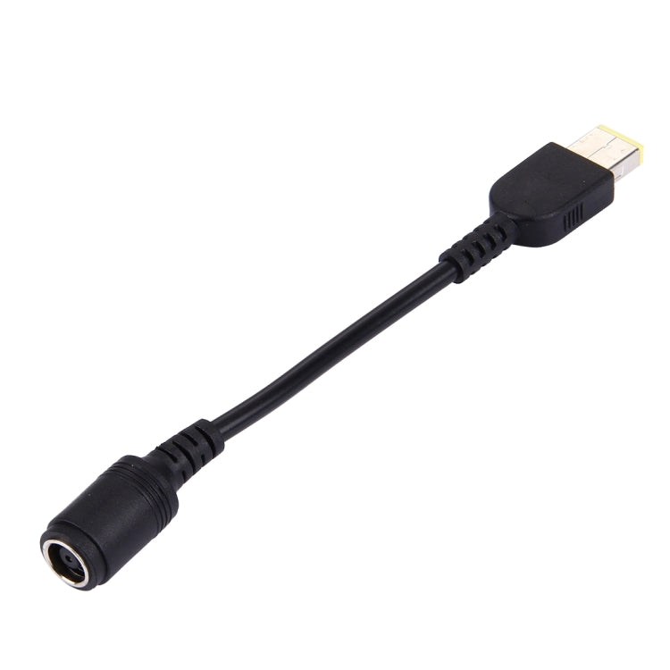 Cable adaptador de corriente con interfaces Big Square macho (primera generación) a hembra de 7,9 x 5,5 mm para computadora portátil, longitud: 10 cm, X1 Carbon 2018/2017 & Yoga 2018/2017