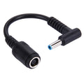 Cable adaptador de corriente con interfaces macho doblado de 4,5 x 3,0 mm a hembra de 7,4 x 5,0 mm para computadora portátil, longitud: 10 cm, 4.5 x 3.0mm Bent Male (Length: 10cm)