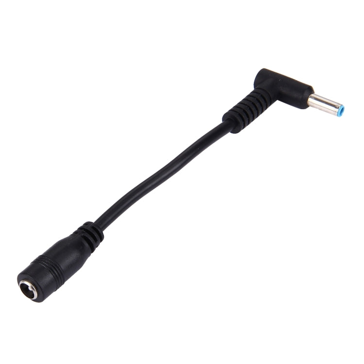 Cable adaptador de corriente con interfaces macho doblado de 4,5 x 3,0 mm a hembra de 5,5 x 2,1 mm para computadora portátil, longitud: 10 cm, 4.5 x 3.0mm Bent Male